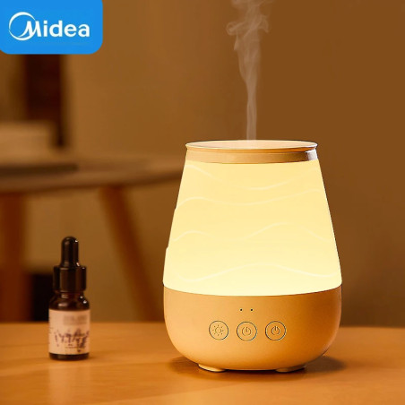 Tragbarer Diffusor MIDEA: Aromatherapie & warmes Licht